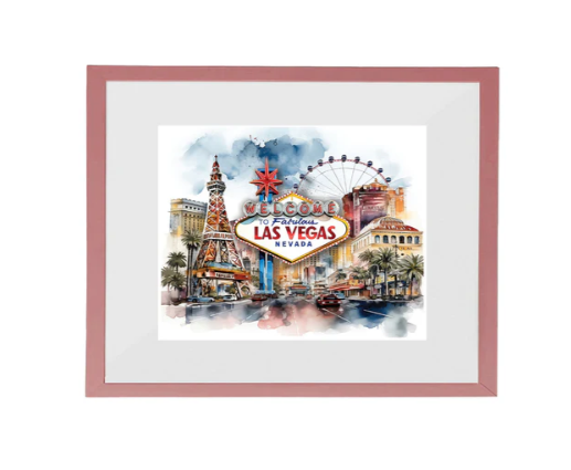 Vegas Days - W (Art Prints)