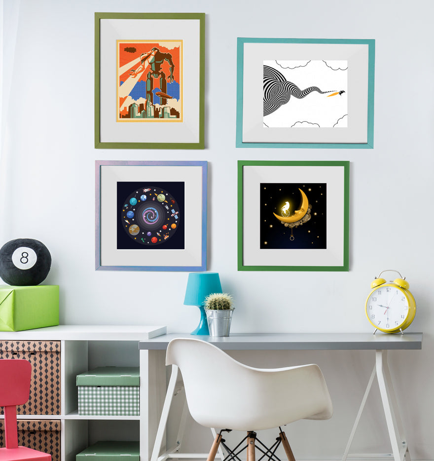 Out of this World - W (Art Prints) Print ARtscapes-AR - ARtscapes