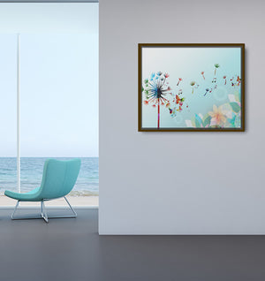 Dandelion Dreams - W 30" x 24" / Natural Wood ARtscapes-AR - ARtscapes