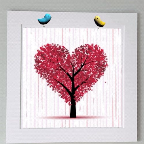 Heart Tree - W (Art Prints) Print Standard ARtscapes-AR - ARtscapes