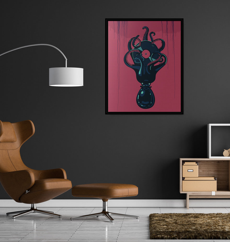 On Record - W 24" x 30" / Slate Black ARtscapes-AR - ARtscapes