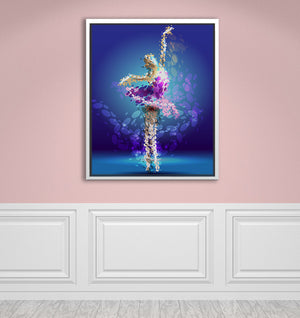 Tiny Dancer - W 24" x 30" / Snow White ARtscapes-AR - ARtscapes