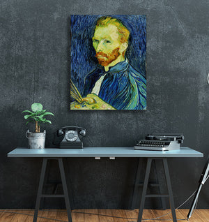 "Self Portrait" - Van Gogh - W 24" x 30" / Frameless ARtscapes-AR - ARtscapes