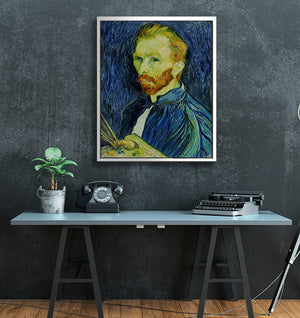 "Self Portrait" - Van Gogh - W 24" x 30" / Snow White ARtscapes-AR - ARtscapes